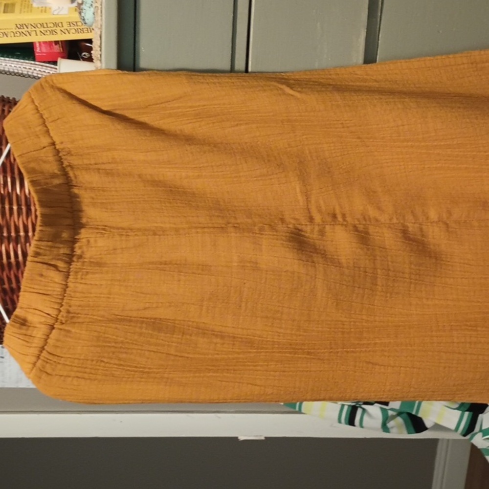 Ladies long Gold Skirt